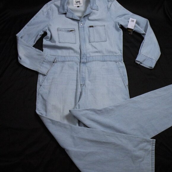 NWT Lee Vintage Modern Union-Alls Lovely Light! Large - Picture 4 of 11